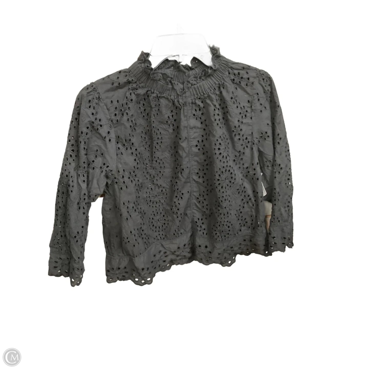 Top Long Sleeve By Cmc In Black, Size: S