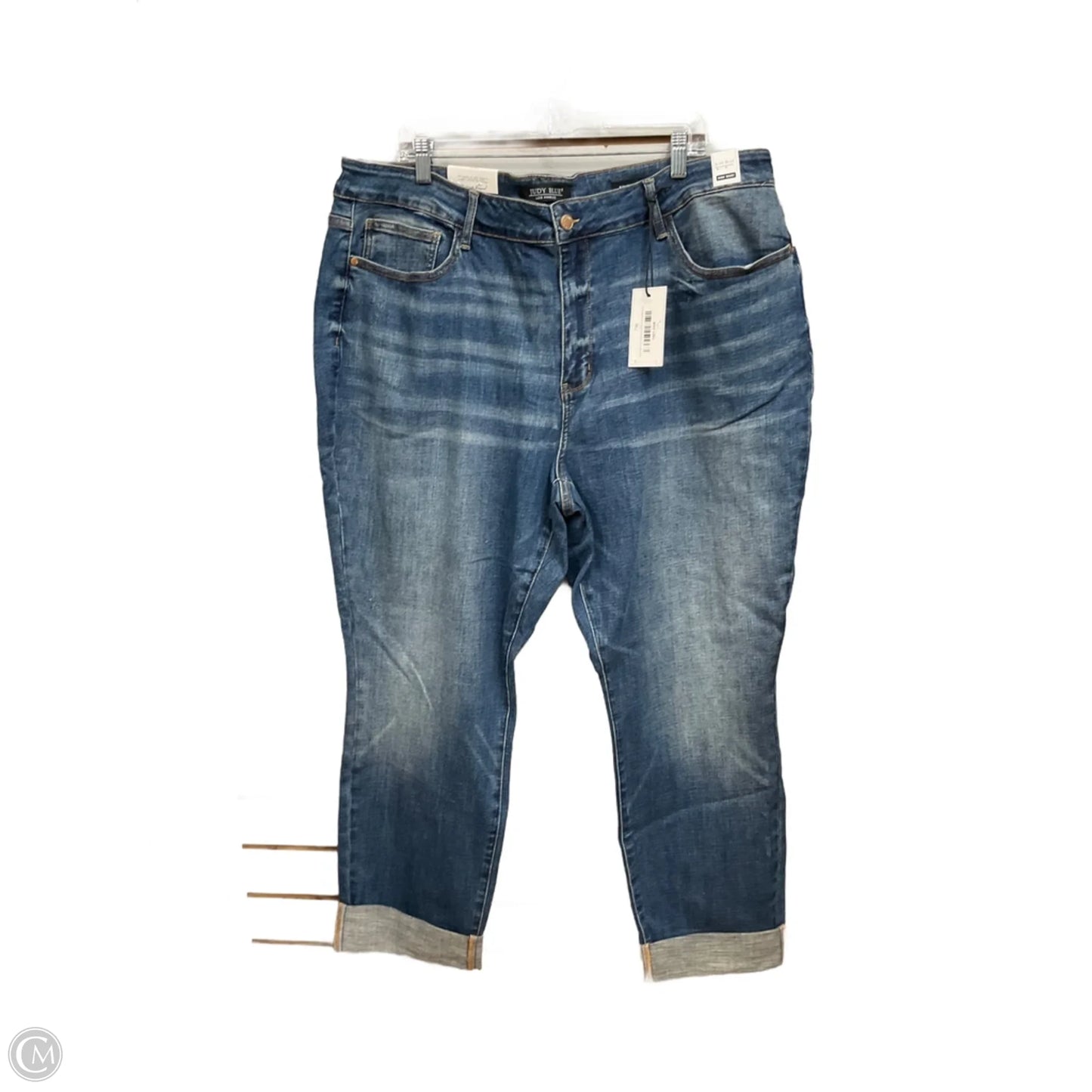 Jeans Boyfriend By Judy Blue In Blue Denim, Size: 24