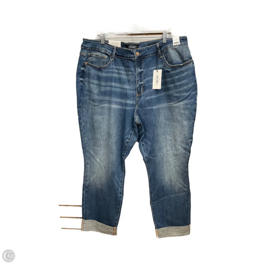 Jeans Boyfriend By Judy Blue In Blue Denim, Size: 24