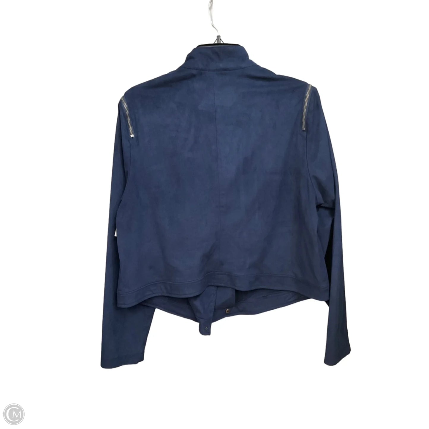 Jacket Moto By Torrid In Blue, Size: 2x