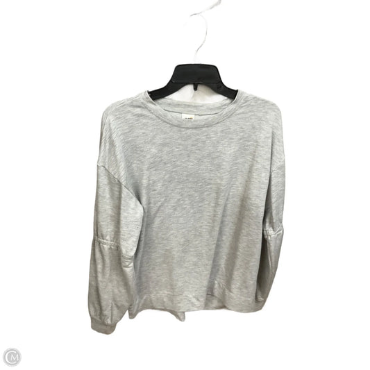 Athletic Top Long Sleeve Crewneck By Avia In Grey, Size: M