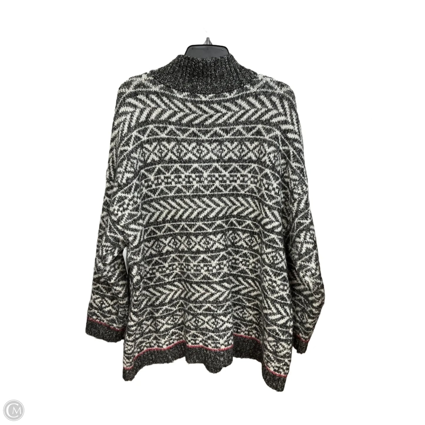 Sweater By Cj Banks In Grey, Size: 3x