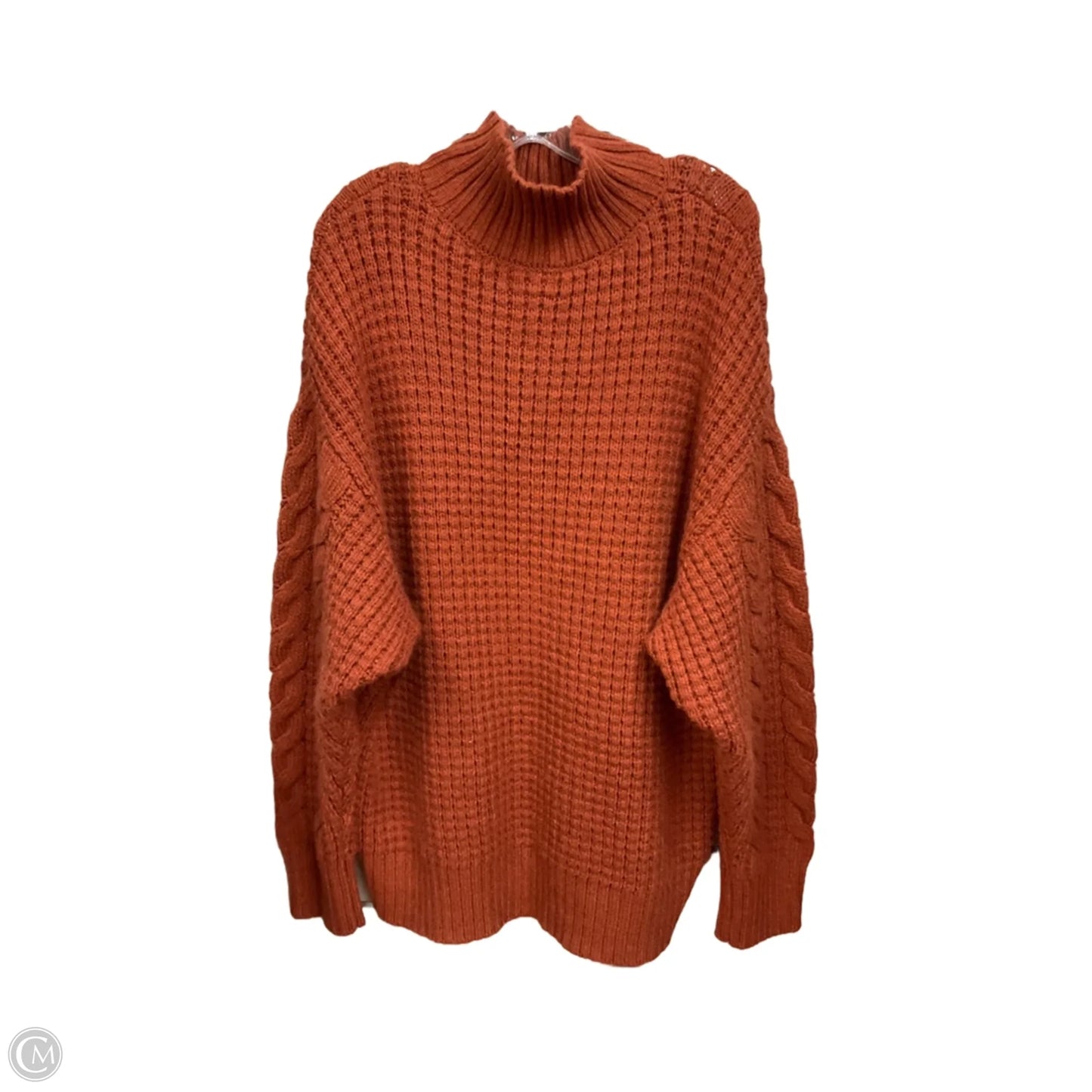 Sweater By Ava & Viv In Orange, Size: 2x