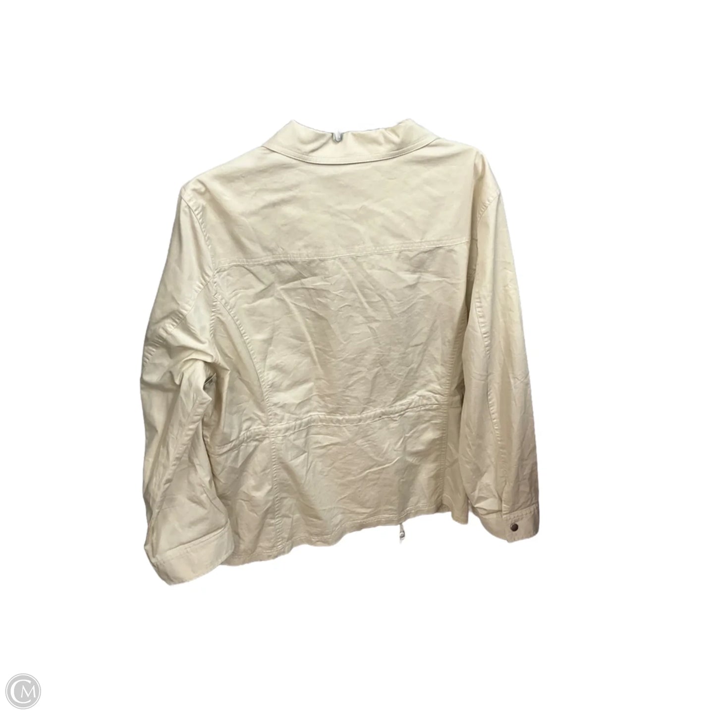 Jacket Shirt By Blair In Tan, Size: Xl