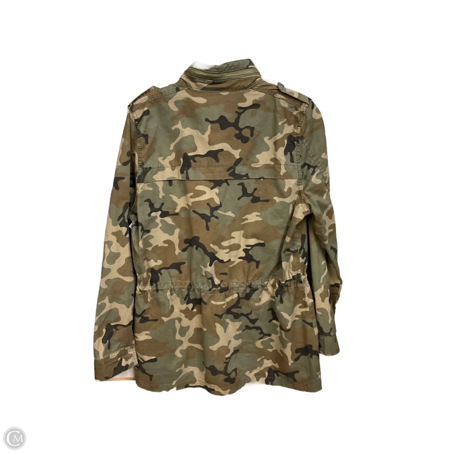 Jacket Utility By Love Tree In Camouflage Print, Size: M