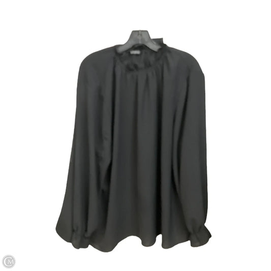 Blouse Long Sleeve By Bloomchic In Black, Size: 2x