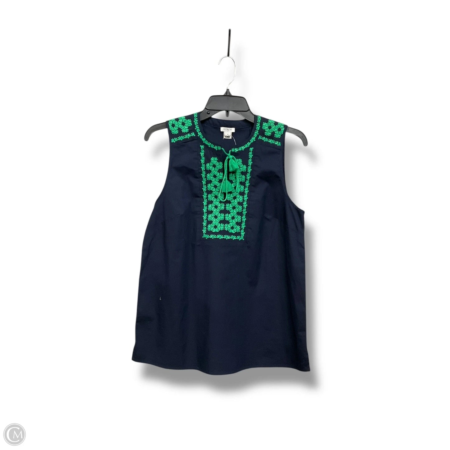 Top Sleeveless By J. Crew In Blue, Size: S