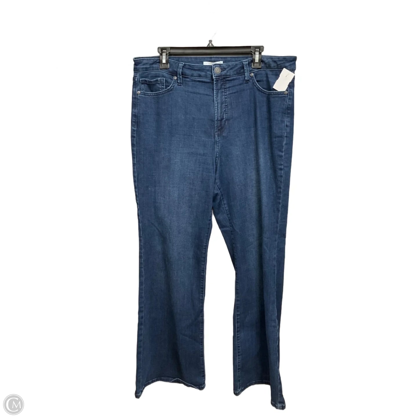 Jeans Flared By Lc Lauren Conrad In Blue Denim, Size: 16