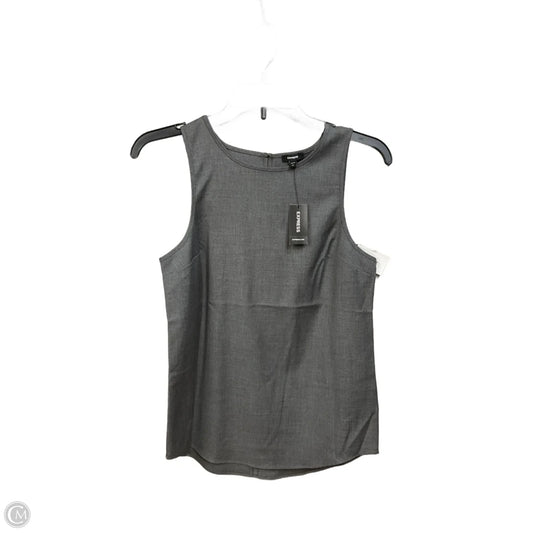 Top Sleeveless By Express In Grey, Size: Xs