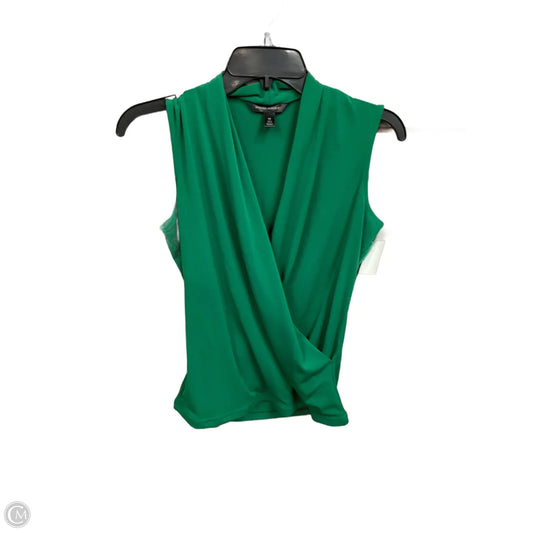Top Sleeveless By Banana Republic In Green, Size: Xs