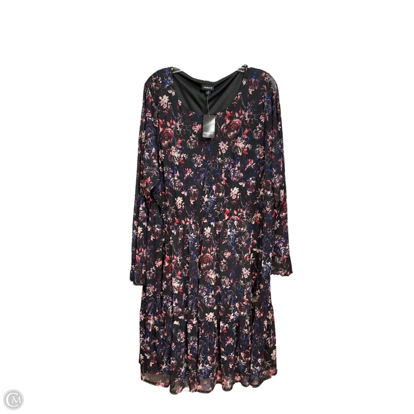 Dress Casual Short By Torrid In Floral Print, Size: 4x
