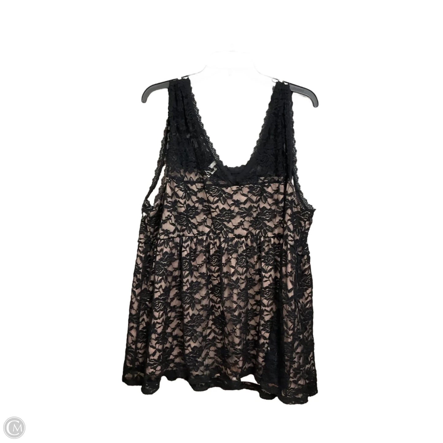 Top Sleeveless By Torrid In Black, Size: 4x