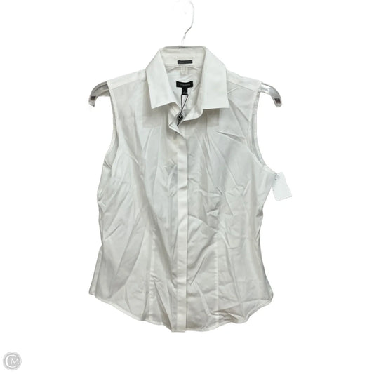 Top Sleeveless By Talbots In White, Size: S