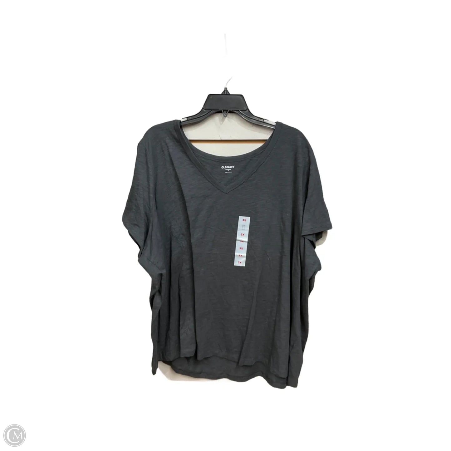 Top Short Sleeve Basic By Old Navy In Grey, Size: 3x