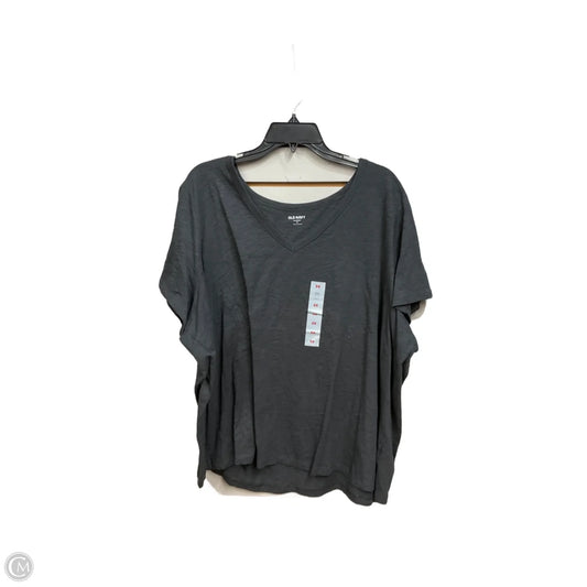 Top Short Sleeve Basic By Old Navy In Grey, Size: 3x