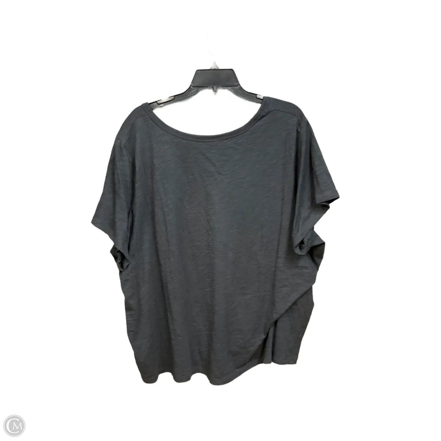 Top Short Sleeve Basic By Old Navy In Grey, Size: 3x