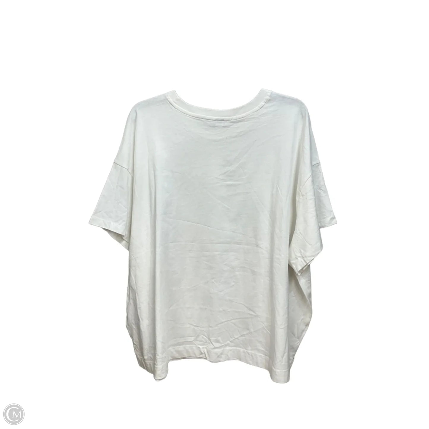 Top Short Sleeve Basic By Old Navy In White, Size: 3x