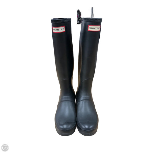 Boots Rain By Hunter In Black, Size: 7