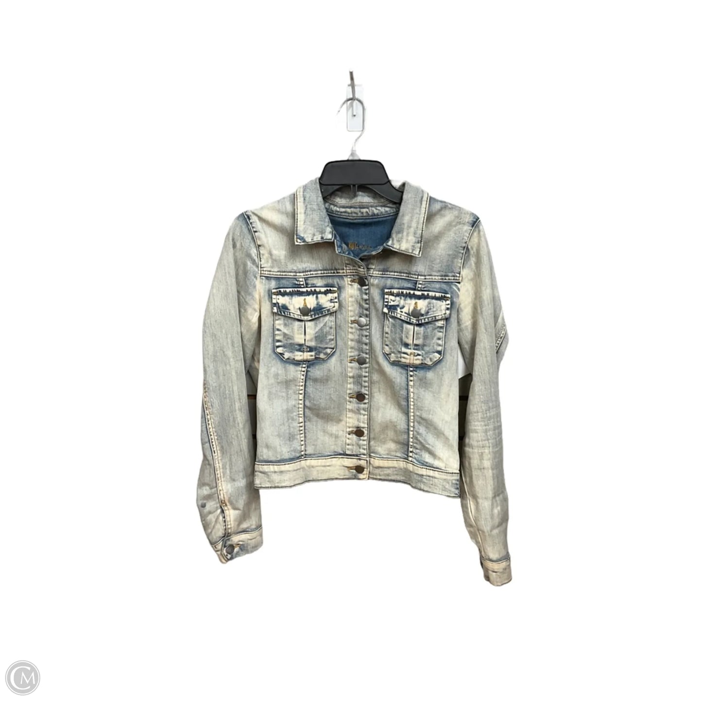 Jacket Denim By Kut In Blue Denim, Size: M