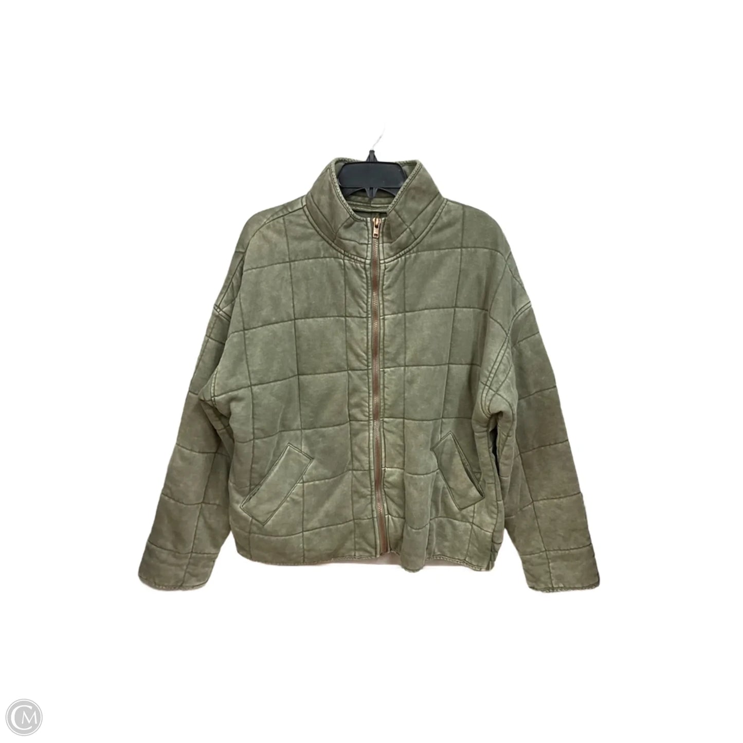 Jacket Puffer & Quilted By By Together In Green, Size: M