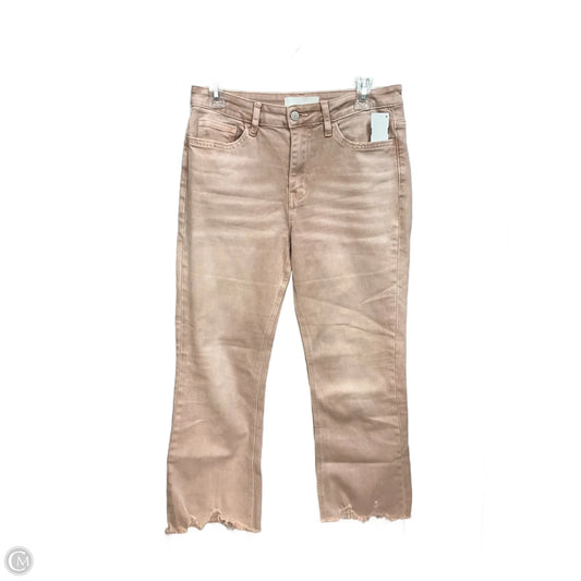 Jeans Straight By Vervet In Pink Denim, Size: 6