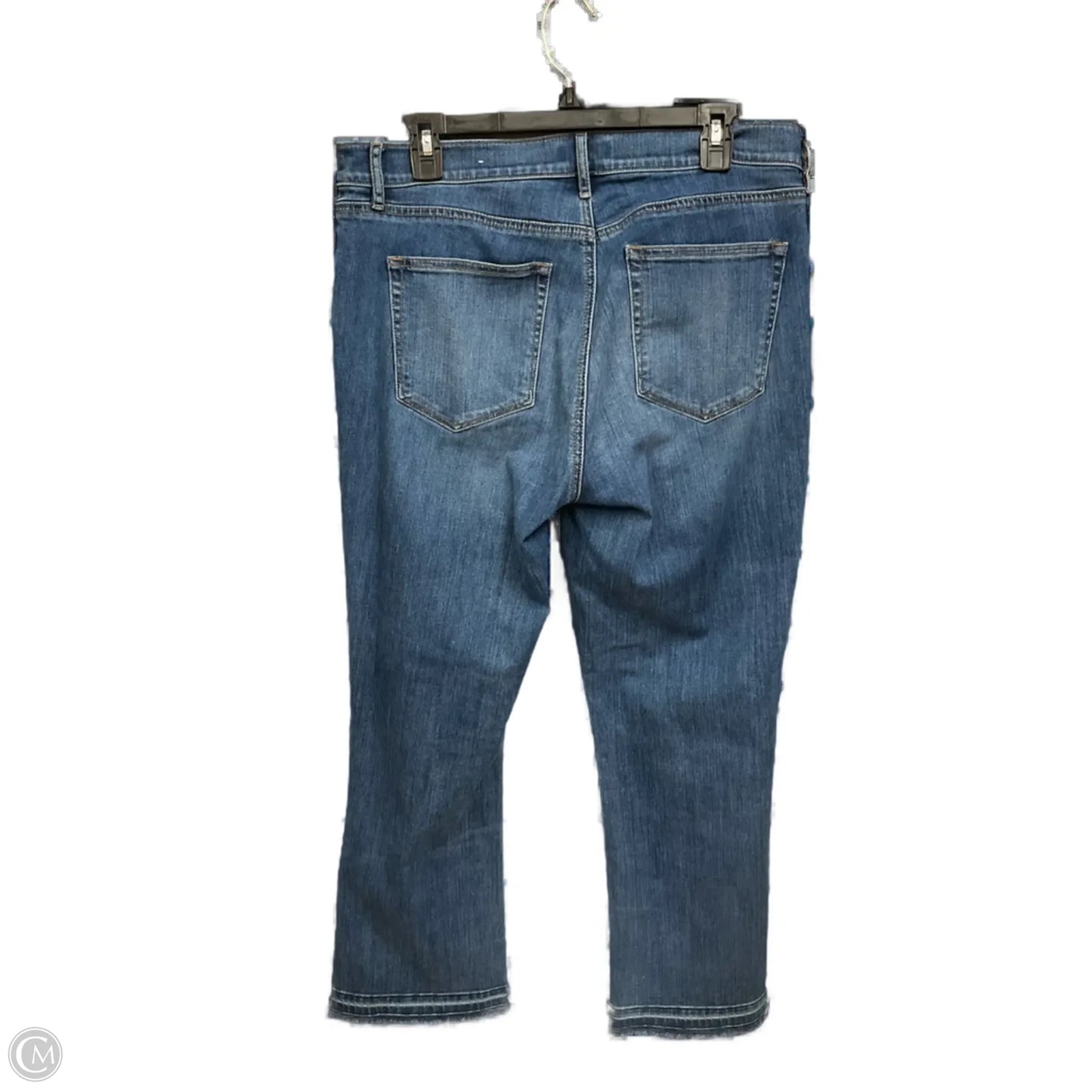 Jeans Straight By Loft In Blue Denim, Size: 12