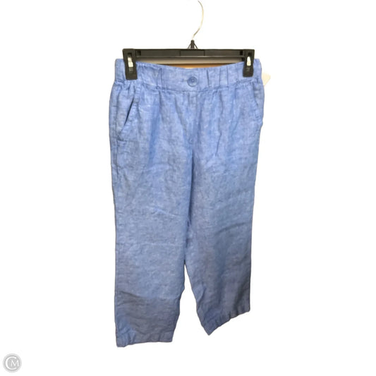 Pants Linen By Talbots In Blue, Size: S