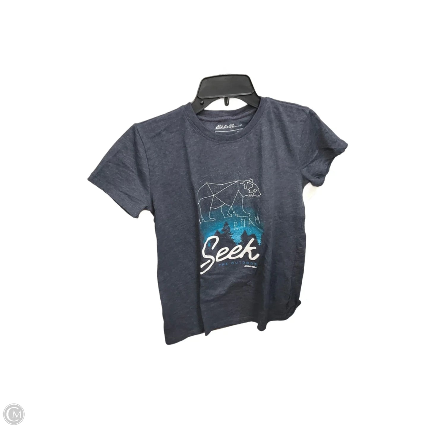 Top Short Sleeve By Eddie Bauer In Blue, Size: Xs