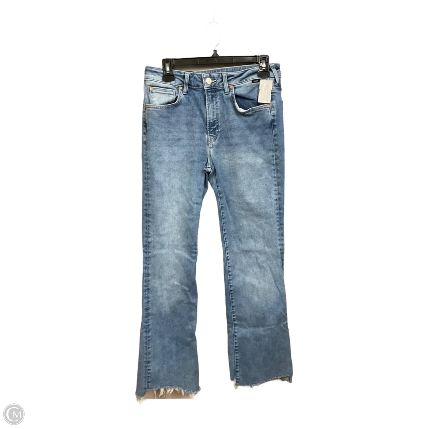 Jeans Flared By Mavi In Blue Denim, Size: 8