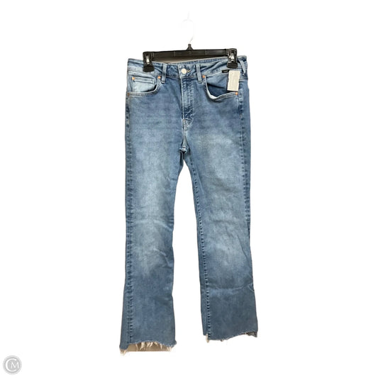Jeans Flared By Mavi In Blue Denim, Size: 8