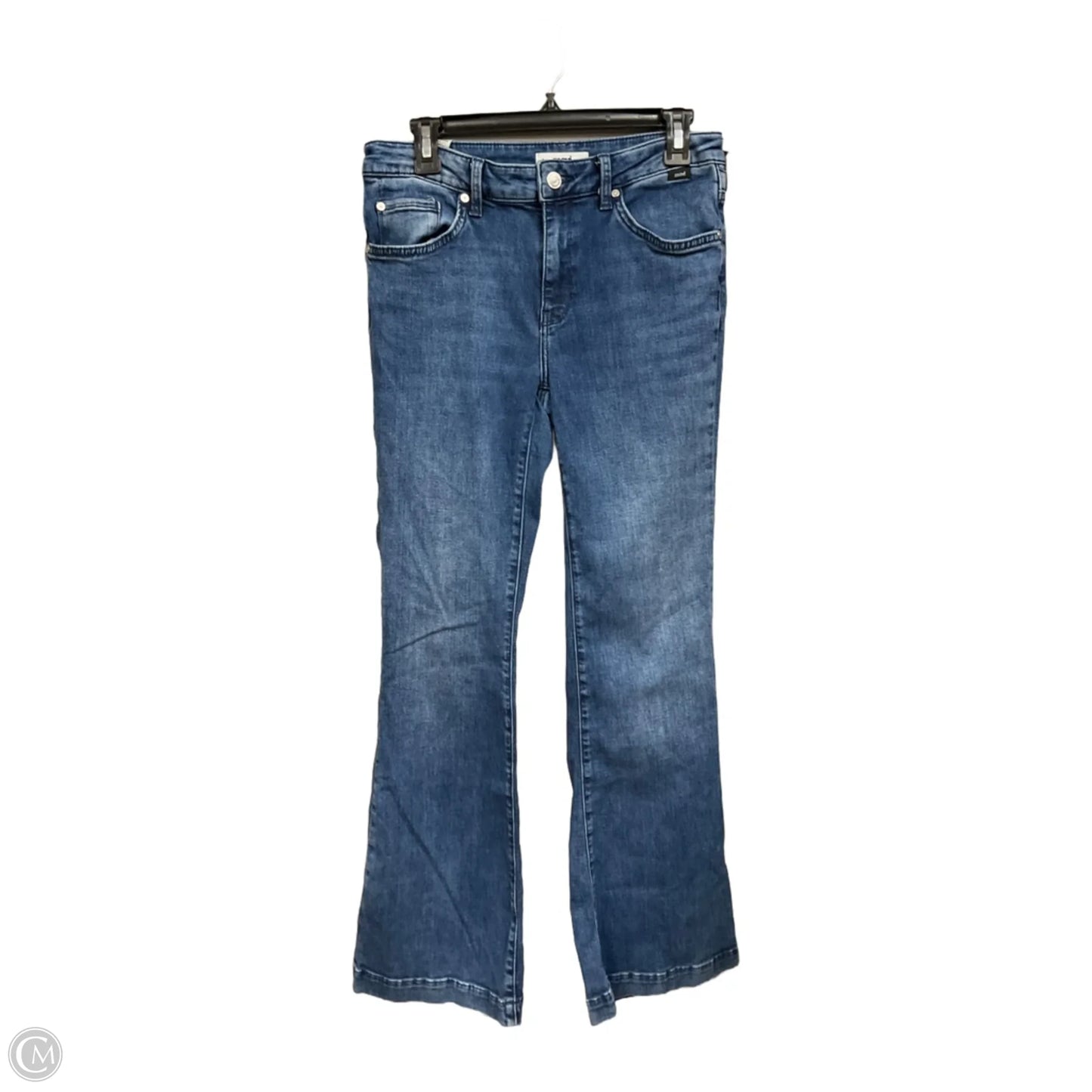 Jeans Flared By Mavi In Blue Denim, Size: 8