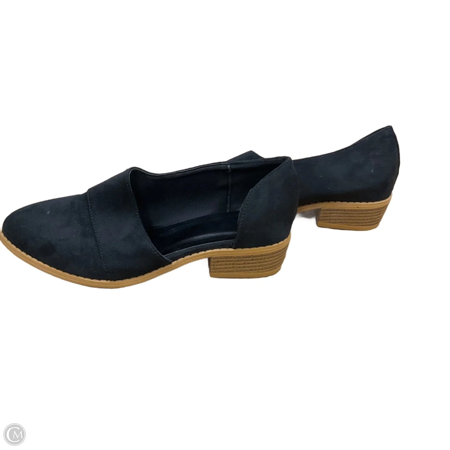 Shoes Flats By Clothes Mentor In Black, Size: 8