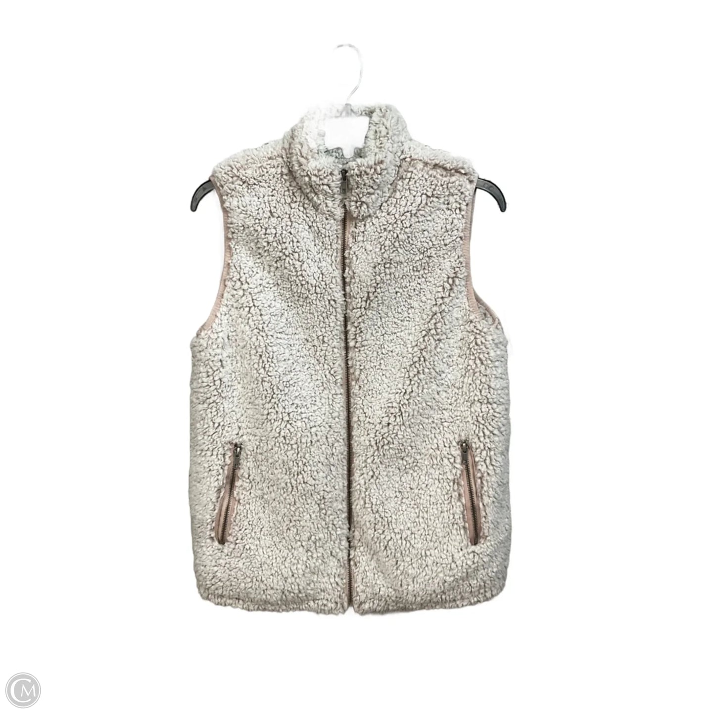 Vest Faux Fur & Sherpa By Thread And Supply In Grey, Size: S