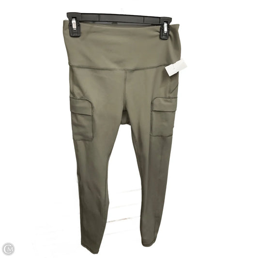 Athletic Leggings By Avalanche In Green, Size: M