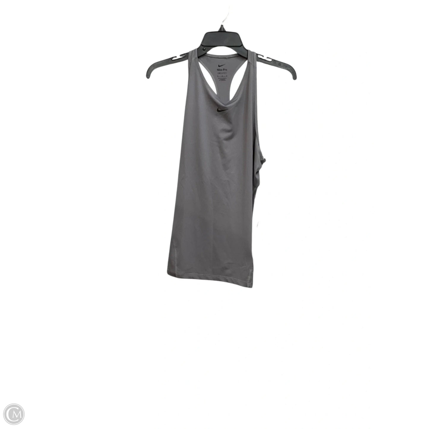 Athletic Tank Top By Nike Apparel In Grey, Size: M