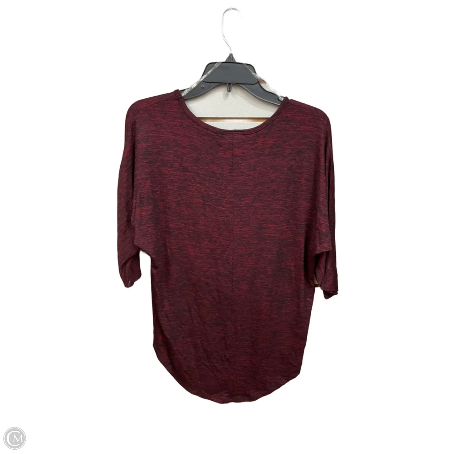 Top Short Sleeve By Bobbie Brooks In Red, Size: S