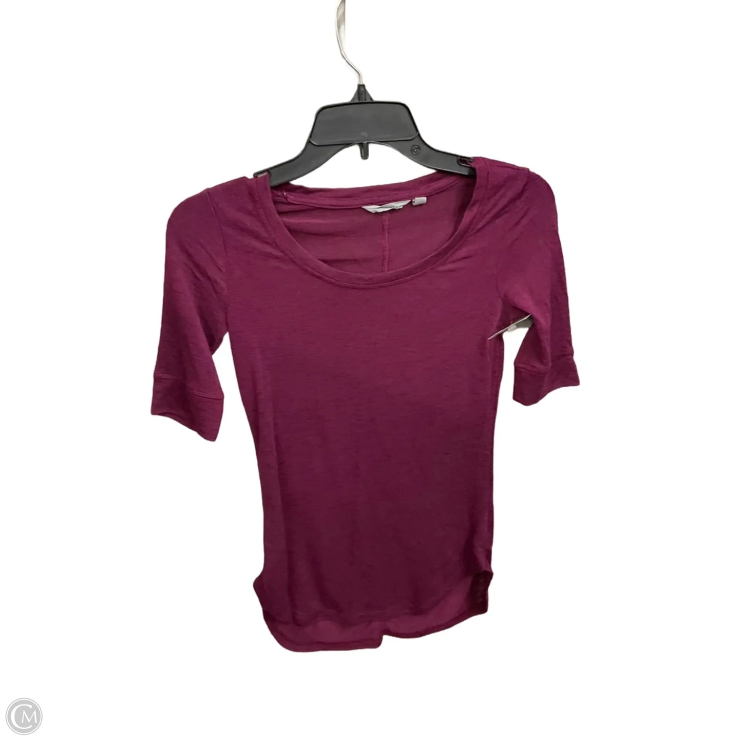 Top Short Sleeve Basic By Athleta In Purple, Size: Xxs
