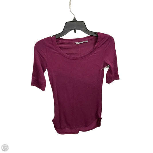 Top Short Sleeve Basic By Athleta In Purple, Size: Xxs