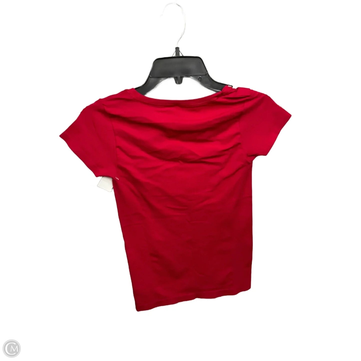 Top Short Sleeve Basic By White House Black Market In Red, Size: S