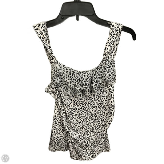 Top Sleeveless By White House Black Market In Animal Print, Size: Xs