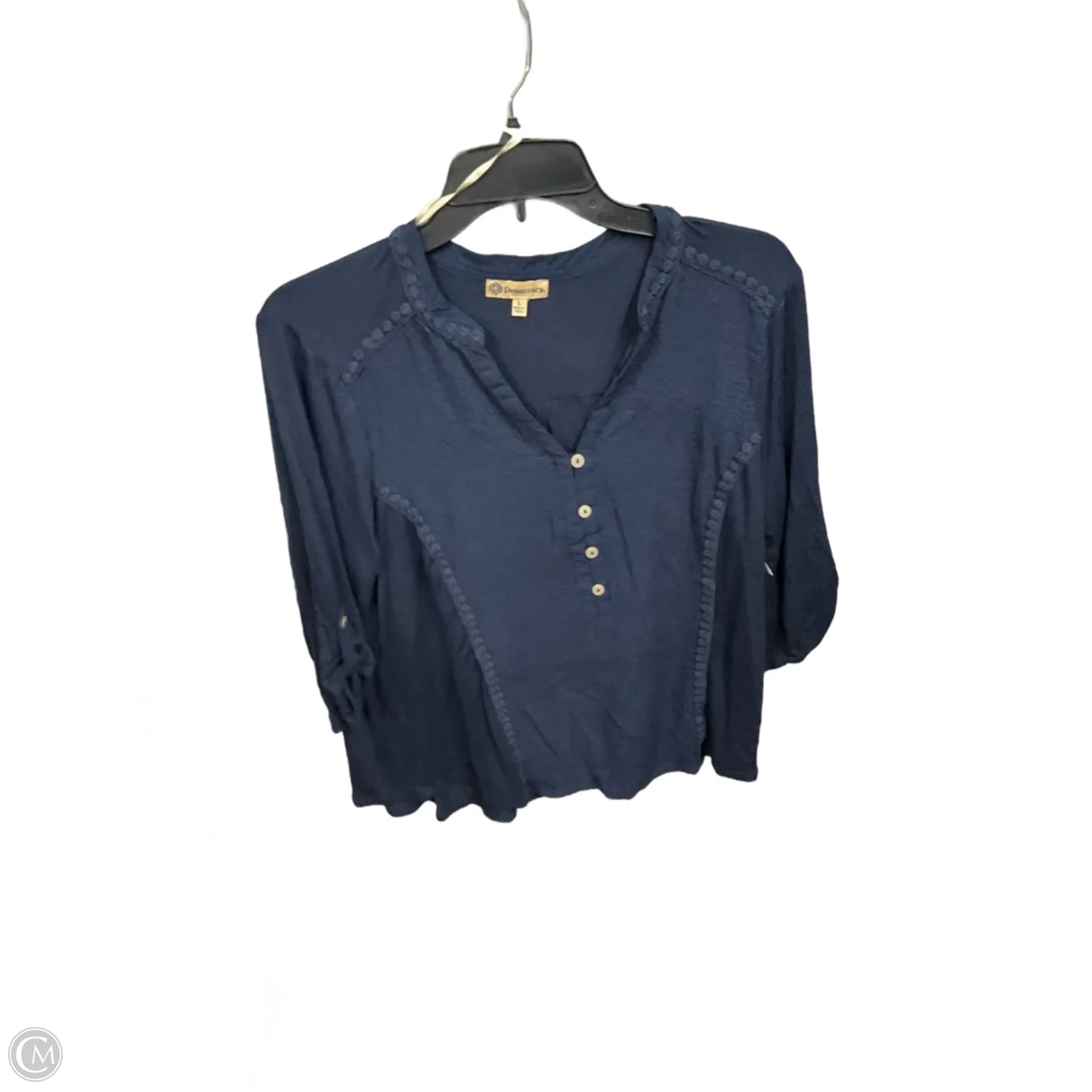 Top 3/4 Sleeve By Democracy In Blue, Size: L