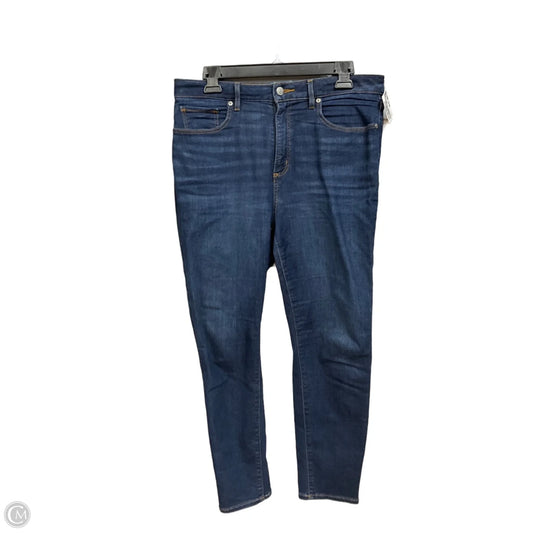 Jeans Skinny By Loft In Blue Denim, Size: 8