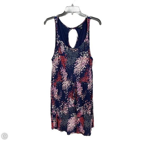 Dress Casual Short By Lucky Brand In Floral Print, Size: L
