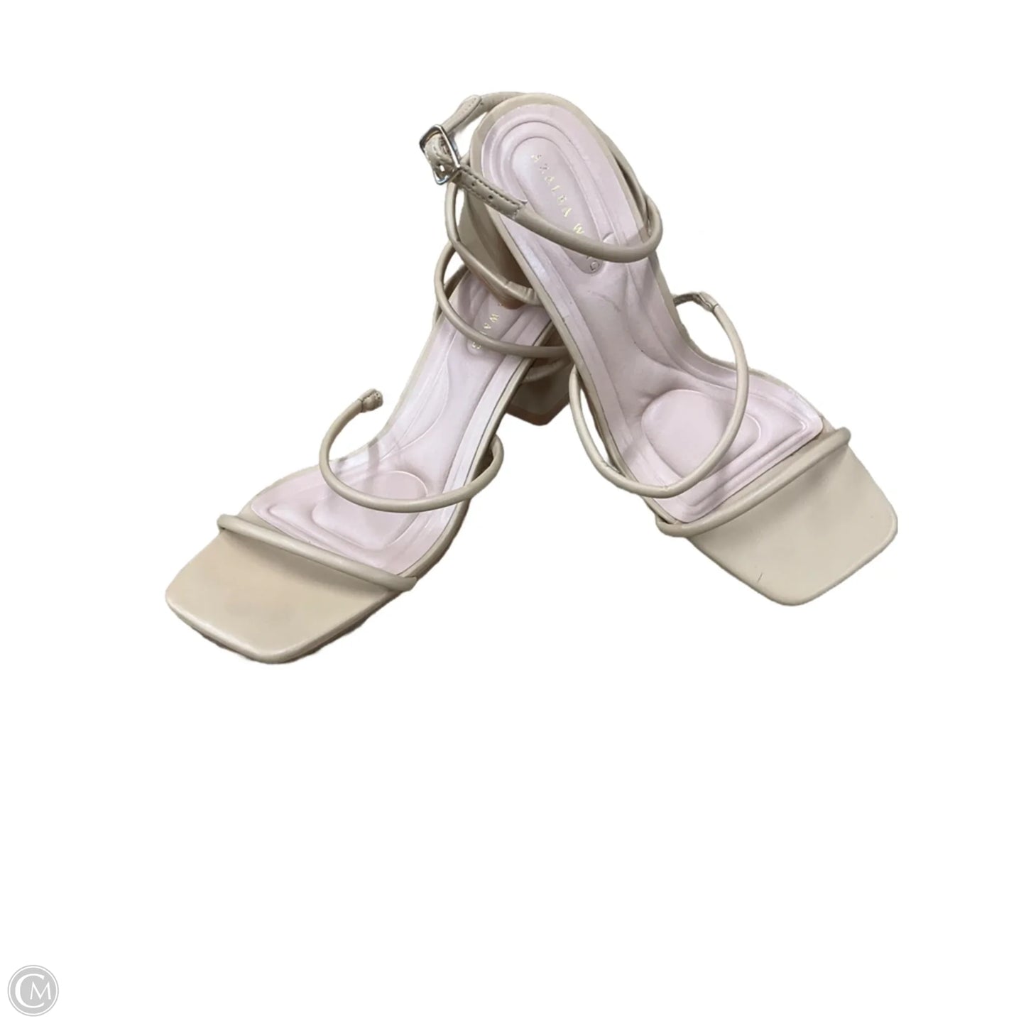 Shoes Heels Block By Azalea Wang In Tan, Size: 8.5
