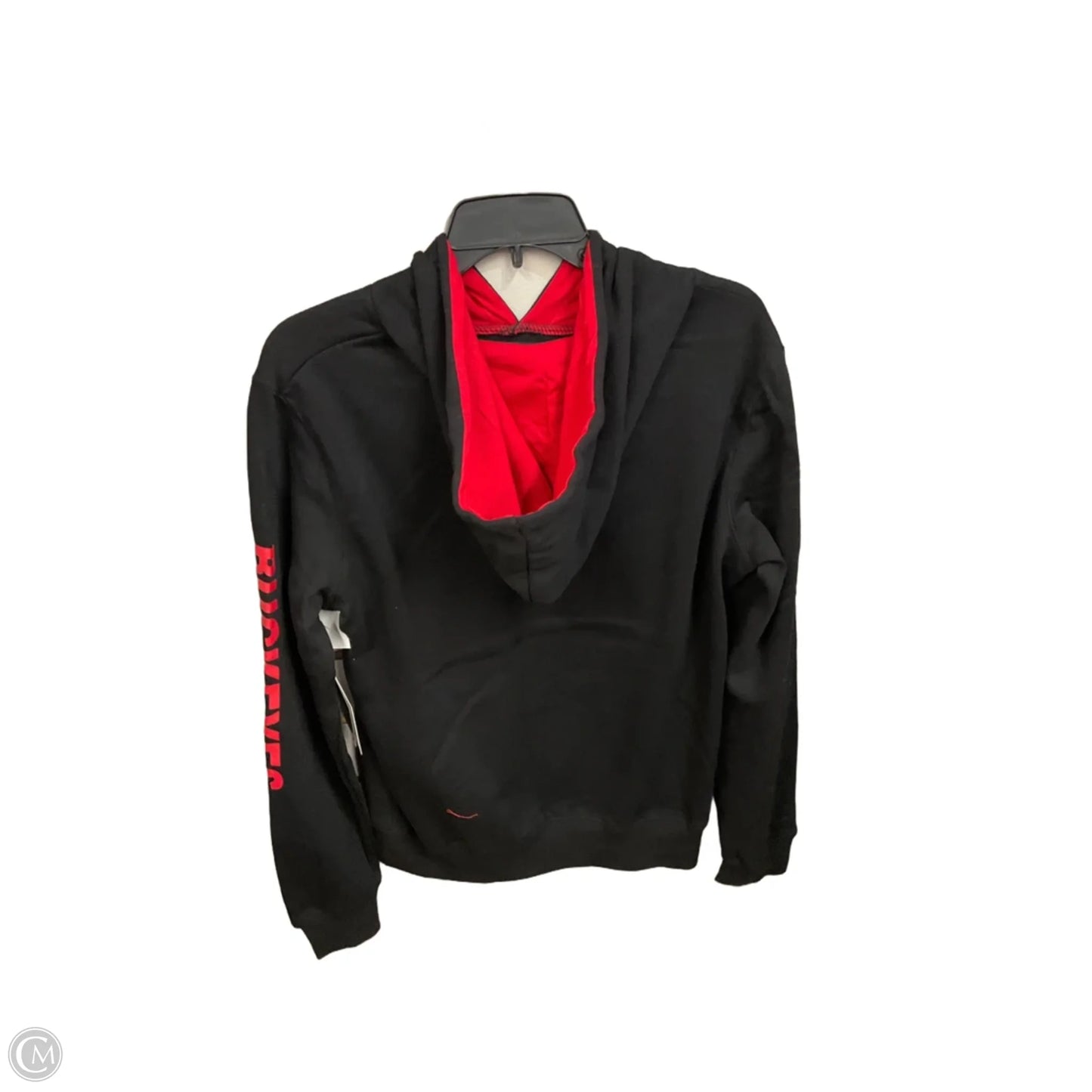 Sweatshirt Hoodie By Colosseum In Black & Red, Size: M