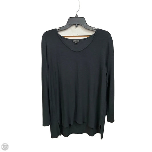 Top Long Sleeve Basic By J. Jill In Black, Size: L