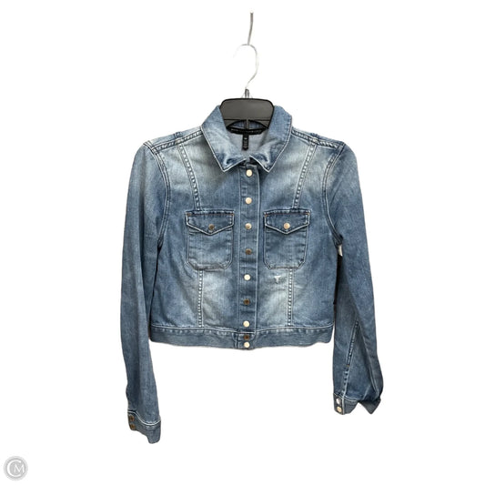 Jacket Denim By White House Black Market In Blue Denim, Size: Xxs