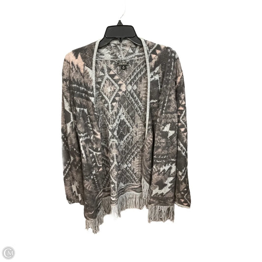 Cardigan By Lucky Brand In Grey, Size: M