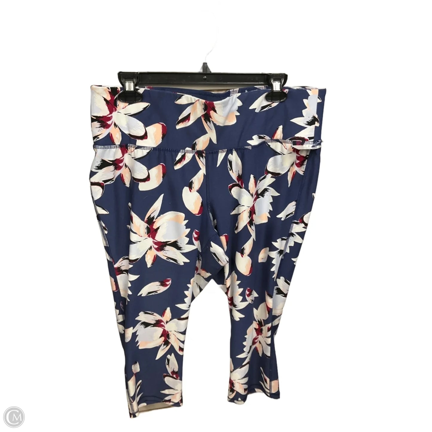 Athletic Leggings By Livi Active In Floral Print, Size: 2x