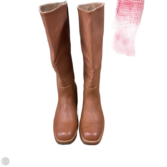 Boots Designer By Frye In Tan, Size: 9